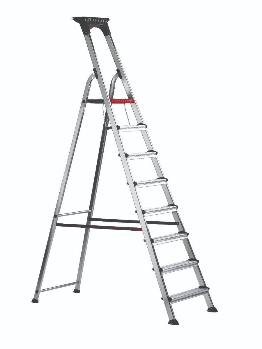 Anntaylor Double Decker Aluminium Stepladder – With Tool Tray for Easy Access - Image 5