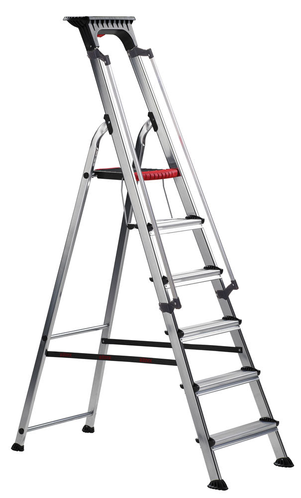 Anntaylor Double Decker Aluminium Stepladder – With Tool Tray for Easy Access - Image 7